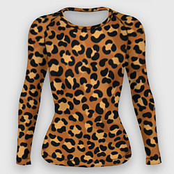 Рашгард женский Леопардовый цвет, цвет: 3D-принт
