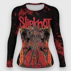 Рашгард женский Slipknot black and red, цвет: 3D-принт