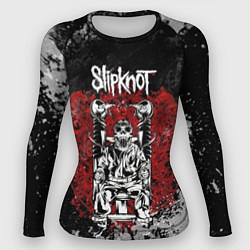 Рашгард женский Slipknot скелет, цвет: 3D-принт