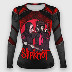 Рашгард женский Slipknot black and red, цвет: 3D-принт