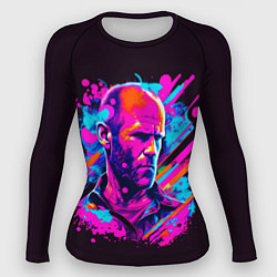 Женский рашгард Jason Statham - pop art