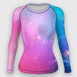 Рашгард женский Звёздное геометрическое небо, цвет: 3D-принт