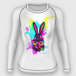 Рашгард женский Rabbit casuall, цвет: 3D-принт