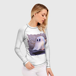 Рашгард женский Потерявшееся привидение, цвет: 3D-принт — фото 2