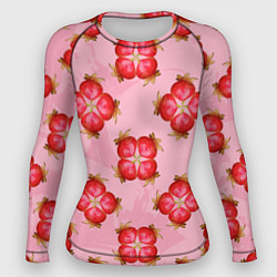 Рашгард женский Красный фрукт, цвет: 3D-принт