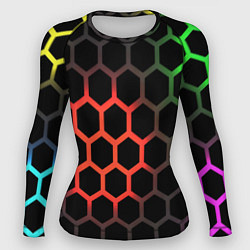 Женский рашгард Gradient hexagon genshin