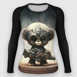 Женский рашгард Cute animal with a gun