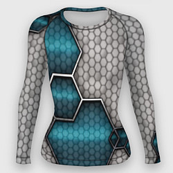 Женский рашгард Cyber texture abstraction