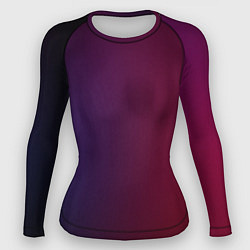 Рашгард женский Столкновение двух цветов, цвет: 3D-принт