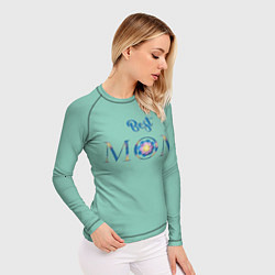 Рашгард женский Подари маме, цвет: 3D-принт — фото 2
