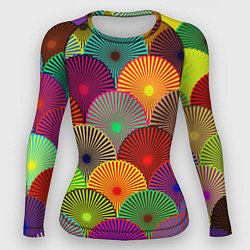 Женский рашгард Multicolored circles