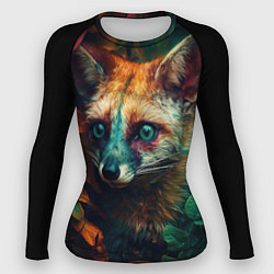 Женский рашгард Лисица в лесу