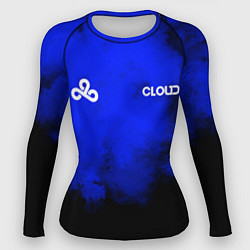 Рашгард женский Форма Cloud9, цвет: 3D-принт