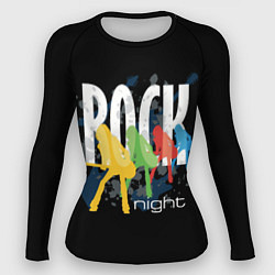 Рашгард женский Rock Night, цвет: 3D-принт