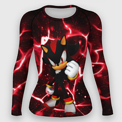 Рашгард женский Shadow the Hedgehog, цвет: 3D-принт