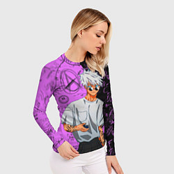Рашгард женский Модный Сатору Годжо - Магическая битва, цвет: 3D-принт — фото 2