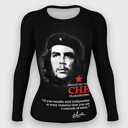 Рашгард женский Che Guevara автограф, цвет: 3D-принт
