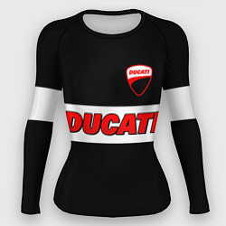 Женский рашгард Ducati motors - черный