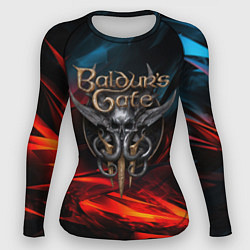 Рашгард женский Baldurs Gate 3 logo, цвет: 3D-принт