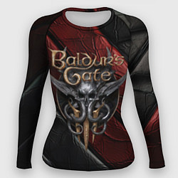 Женский рашгард Baldurs Gate 3 logo dark