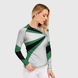 Рашгард женский Железнодорожные войска, цвет: 3D-принт — фото 2