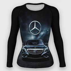 Женский рашгард Mercedes Benz black