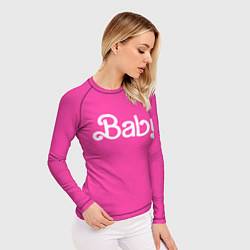 Рашгард женский Барби ребенок, цвет: 3D-принт — фото 2
