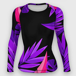 Рашгард женский Floral composition - neon, цвет: 3D-принт