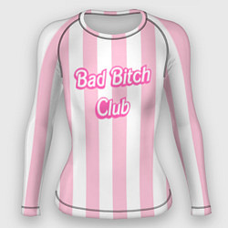 Рашгард женский Bad Bitch Club - barbie style, цвет: 3D-принт