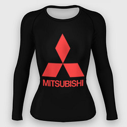 Рашгард женский Mitsubishi sportcar, цвет: 3D-принт