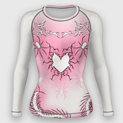 Рашгард женский Сердце сколопендры, цвет: 3D-принт
