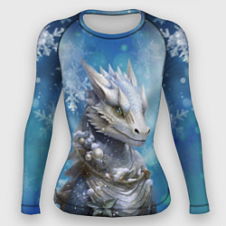 Рашгард женский Зимний дракон, цвет: 3D-принт