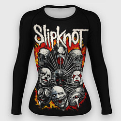 Рашгард женский Slipknot метал-группа, цвет: 3D-принт