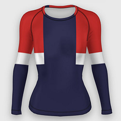 Рашгард женский Олимпийка 90х - Ретро, цвет: 3D-принт