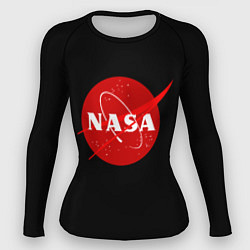 Женский рашгард NASA redlogo space usa