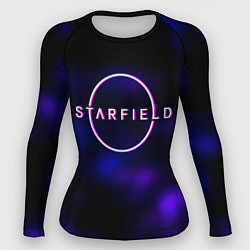 Рашгард женский Starfield тёмное небо из игры, цвет: 3D-принт