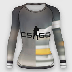 Рашгард женский Counter Strike go - shooter video game, цвет: 3D-принт