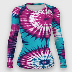 Рашгард женский Тай-дай цвет, цвет: 3D-принт