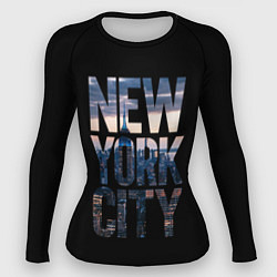 Рашгард женский New York City - USA, цвет: 3D-принт