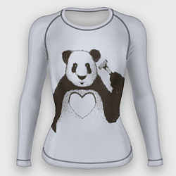 Женский рашгард Panda love art