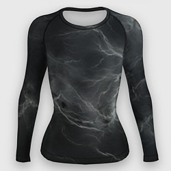 Рашгард женский Светлая молния на черном фоне, цвет: 3D-принт