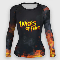 Женский рашгард Layers of Fear огненный стиль хоррор