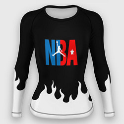 Рашгард женский Баскетбол нба огонь, цвет: 3D-принт