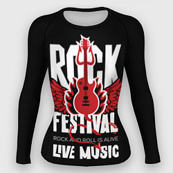 Женский рашгард Rock festival - live music
