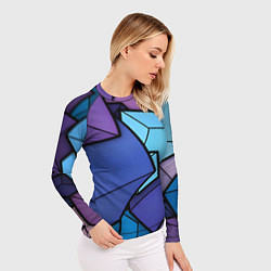 Рашгард женский Куб, цвет: 3D-принт — фото 2