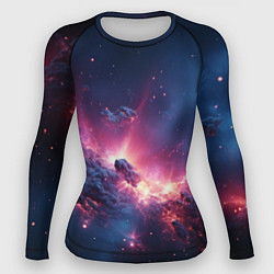 Женский рашгард Взрыв в космосе