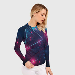 Рашгард женский Конструкция с ярким свечением, цвет: 3D-принт — фото 2