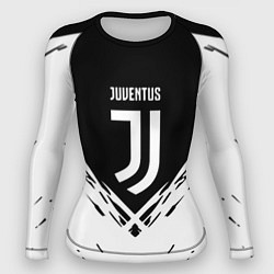 Женский рашгард Juventus sport geometry fc club