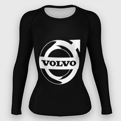 Женский рашгард Volvo white logo