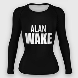 Женский рашгард Alan Wake white logo
